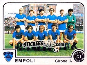 Figurina Empoli - Calciatori 1980-1981 - Panini