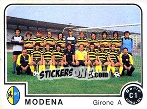 Sticker Modena - Calciatori 1980-1981 - Panini