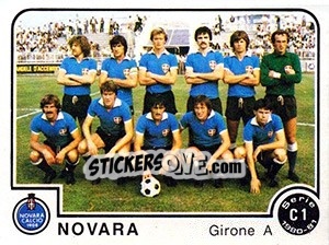 Sticker Novara - Calciatori 1980-1981 - Panini