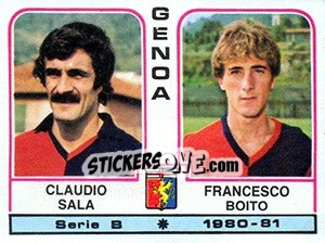 Sticker Claudio Sala / Francesco Boito