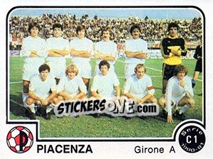 Figurina Piacenza - Calciatori 1980-1981 - Panini