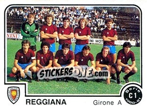 Sticker Reggiana - Calciatori 1980-1981 - Panini