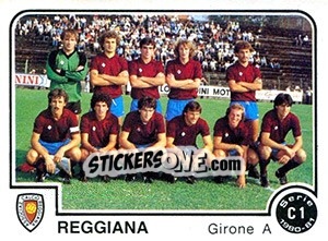 Sticker Reggiana - Calciatori 1980-1981 n. 397 - Panini