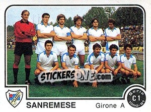 Figurina Sanremese - Calciatori 1980-1981 - Panini