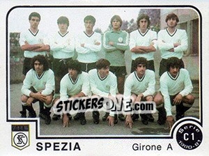 Figurina Spezia - Calciatori 1980-1981 - Panini