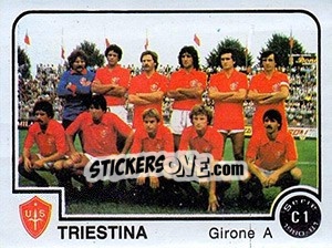 Sticker Triestina - Calciatori 1980-1981 - Panini