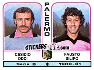 Sticker Cesidio Oddi / Fausto Silipo - Calciatori 1980-1981 n. 440 - Panini