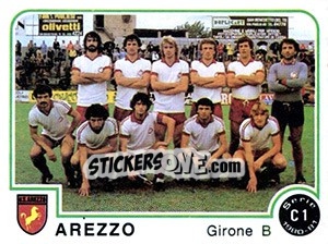 Sticker Arezzo - Calciatori 1980-1981 n. 449 - Panini