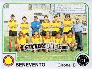 Figurina Benevento - Calciatori 1980-1981 - Panini