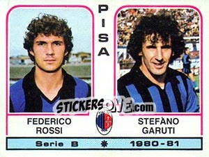 Sticker Federico Rossi / Stefano Garuti - Calciatori 1980-1981 - Panini