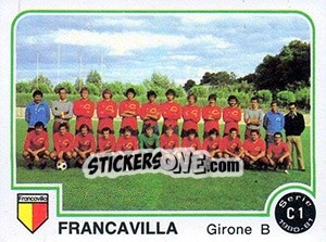 Sticker Francavilla - Calciatori 1980-1981 - Panini