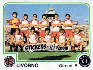 Sticker Livorno - Calciatori 1980-1981 - Panini