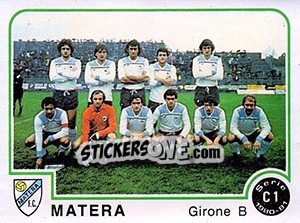 Sticker Matera - Calciatori 1980-1981 - Panini