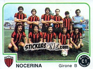 Sticker Nocerina - Calciatori 1980-1981 - Panini