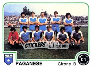 Sticker Paganese - Calciatori 1980-1981 - Panini