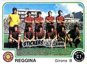 Figurina Reggina - Calciatori 1980-1981 - Panini