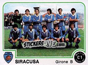 Sticker Siracusa - Calciatori 1980-1981 n. 527 - Panini