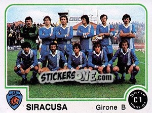 Sticker Siracusa - Calciatori 1980-1981 - Panini