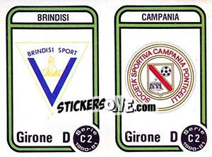 Sticker Stemma Brindisi / Campania - Calciatori 1980-1981 n. 567 - Panini
