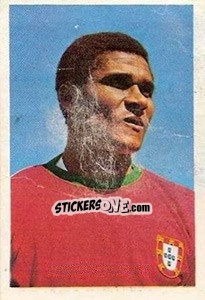 Cromo Eusébio - México 1970 - Palirex