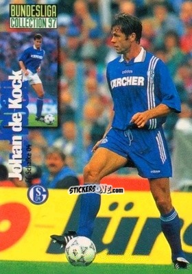 Sticker Johan de Kock - Bundesliga Collection 1996-1997 n. 35 - Panini