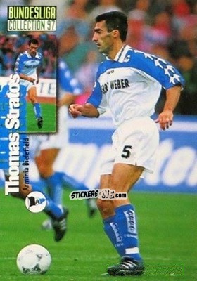 Sticker Thomas Stratos - Bundesliga Collection 1996-1997 n. 190 - Panini