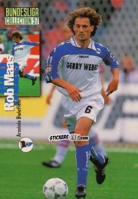 Sticker Rob Maas - Bundesliga Collection 1996-1997 n. 192 - Panini
