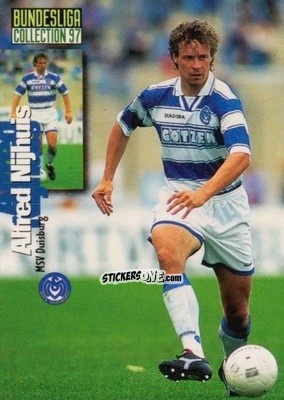 Sticker Alfred Nijhuis - Bundesliga Collection 1996-1997 n. 199 - Panini