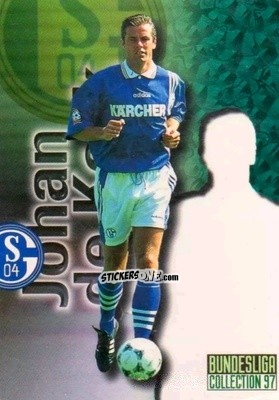 Sticker Johan de Kock - Bundesliga Collection 1996-1997 n. 213 - Panini