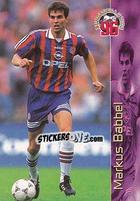 Sticker Markus Babbel - Bundesliga Fussball Cards 1995-1996 n. 2 - Panini
