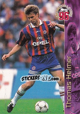 Sticker Thomas Helmer - Bundesliga Fussball Cards 1995-1996 - Panini