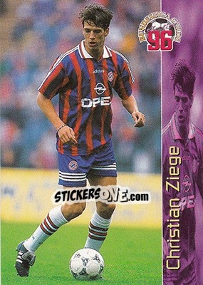 Figurina Christian Ziege - Bundesliga Fussball Cards 1995-1996 - Panini