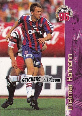 Figurina Dietmar Hamann - Bundesliga Fussball Cards 1995-1996 - Panini
