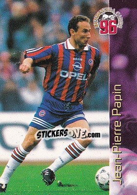 Figurina Jean-Pierre Papin - Bundesliga Fussball Cards 1995-1996 - Panini