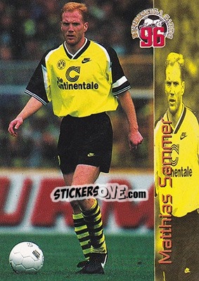 Sticker Matthias Sammer - Bundesliga Fussball Cards 1995-1996 n. 15 - Panini