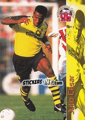 Sticker Julio Cesar - Bundesliga Fussball Cards 1995-1996 - Panini