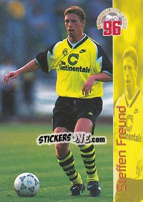Sticker Steffen Freund - Bundesliga Fussball Cards 1995-1996 - Panini