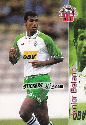 Sticker Junior Baiano - Bundesliga Fussball Cards 1995-1996 - Panini