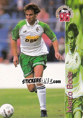 Figurina Marco Bode - Bundesliga Fussball Cards 1995-1996 - Panini