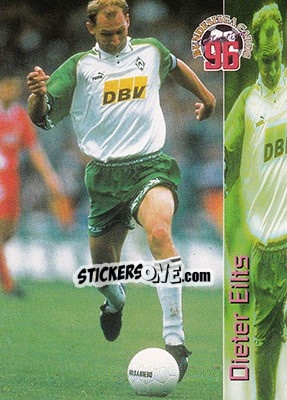 Sticker Dieter Eilts - Bundesliga Fussball Cards 1995-1996 - Panini