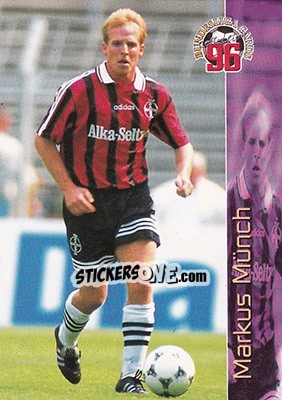 Sticker Markus Munch - Bundesliga Fussball Cards 1995-1996 - Panini