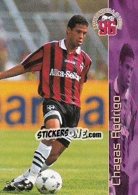 Sticker Chagas Rodrigo - Bundesliga Fussball Cards 1995-1996 - Panini