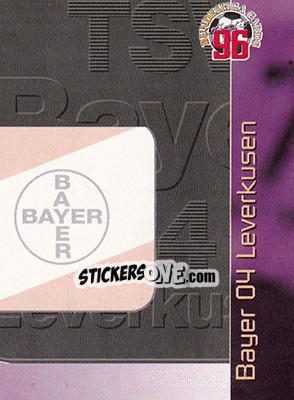 Figurina Bayer Leverkusen - Bundesliga Fussball Cards 1995-1996 - Panini