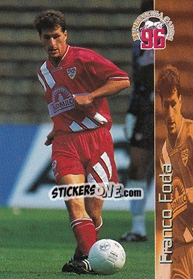 Figurina Franco Foda - Bundesliga Fussball Cards 1995-1996 - Panini