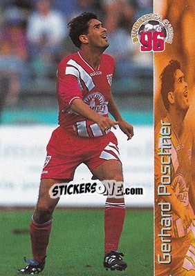 Sticker Gerhard Poschner - Bundesliga Fussball Cards 1995-1996 n. 72 - Panini
