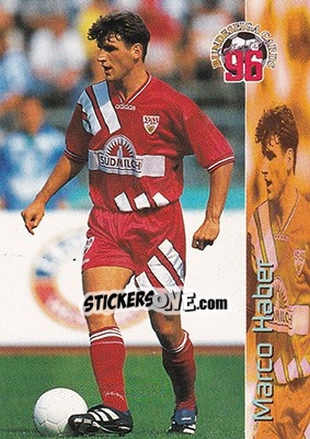 Sticker Marco Haber - Bundesliga Fussball Cards 1995-1996 - Panini