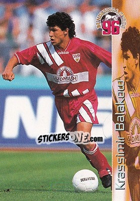 Sticker Krassimir Balakow - Bundesliga Fussball Cards 1995-1996 n. 74 - Panini