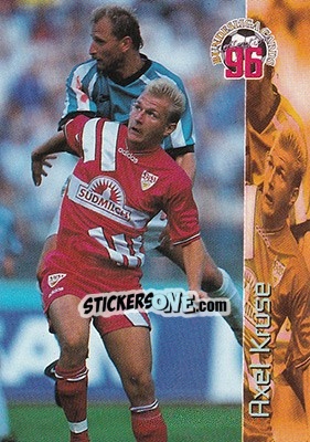 Sticker Axel Kruse - Bundesliga Fussball Cards 1995-1996 n. 75 - Panini