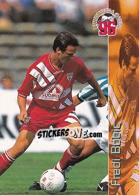 Sticker Fredi Bobic - Bundesliga Fussball Cards 1995-1996 - Panini