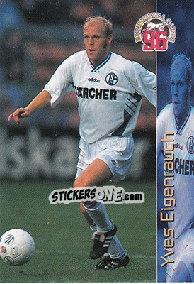 Cromo Yves Eigenrauch - Bundesliga Fussball Cards 1995-1996 n. 81 - Panini